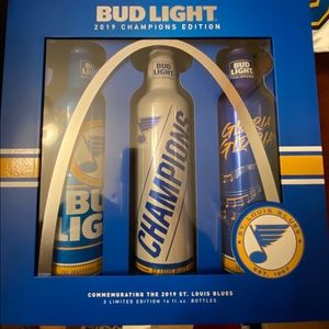 St. Louis Blues 2019 Stanley Cup Bud Light 3 Pack